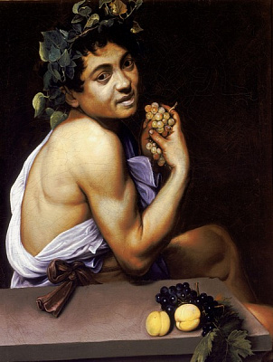 Картина Больной Вакх - Караваджо Микеланджело  