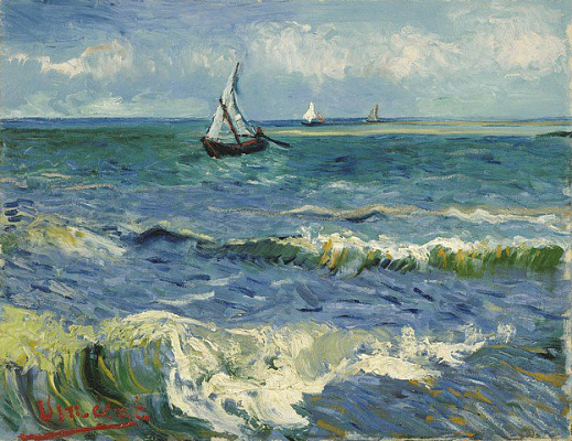 Картина Морской пейзаж в Сен-Мари - Ван Гог Винсент 