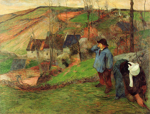 Картина Бретонський пастух - Гоген Поль 