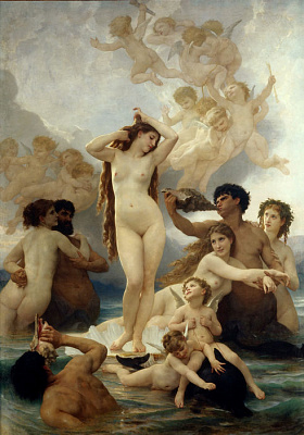Картина Народження Венери - Бугро Вільям-Адольф 