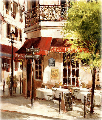 Картина Перетин вулиць - Картини для кафе 