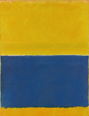 Картина Жовтий та синій - Ротко Марк 