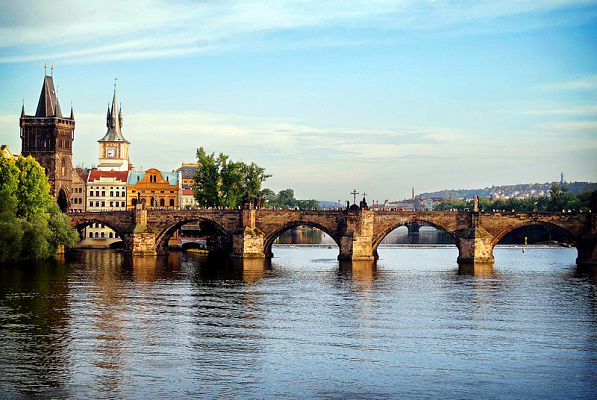 Картина Прага Карлов мост - Город 