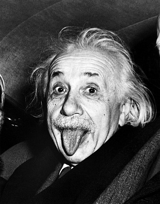 Картина Альберт Ейнштейн 1 - Чорно-біле 