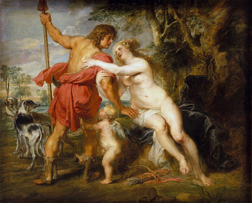 Картина Венера и Адонис - Рубенс Питер Пауль 