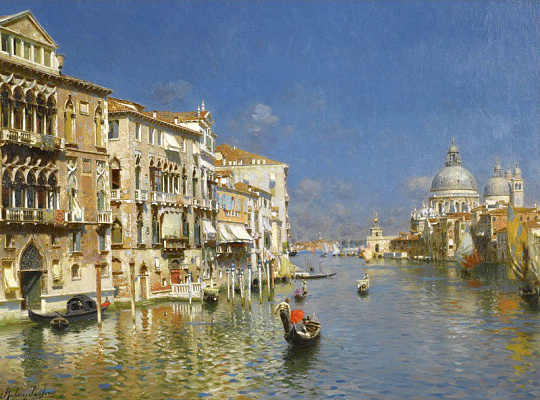 Картина Гранд Канал. Венеция - Санторо Рубенс 