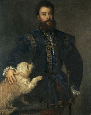 Картина Портрет Федерико Гонзаго, герцога Мантуи - Вечеллио Тициан 