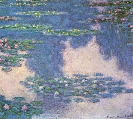 Картина Водяные лилии 4 - Моне Клод 