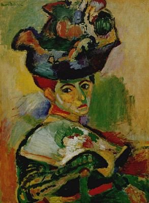 Картина Жінка в капелюсі - Матісс Анрі 
