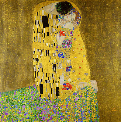 Картина Поцілунок - Клімт Густав 