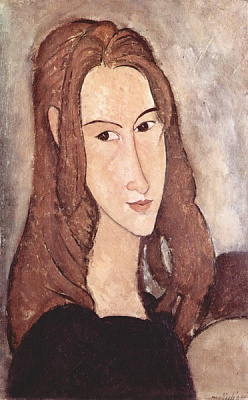 Картина Портрет Жанни Ебютерн - Модільяні Амедео 