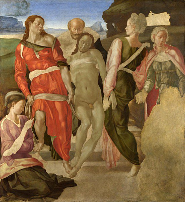 Картина Погребение Христа - Буонарроти Микеланджело 