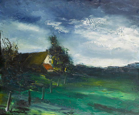 Картина Нормандский пейзаж - Вламинк Морис Де 