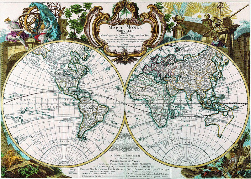 Купить картину Карта мира 3 – Карты на стену в Киеве, доступная цена вУкраине: фото, описание