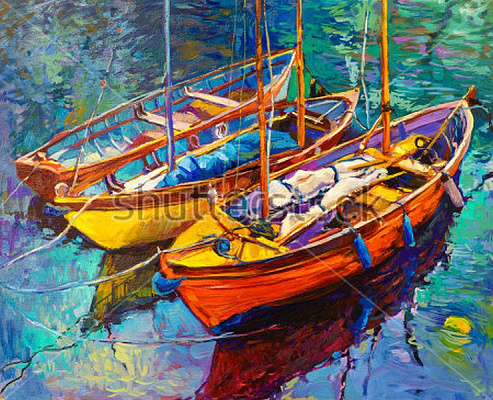 Картина Три човни - Ніколов Івайло 