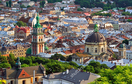 Вид на Львов