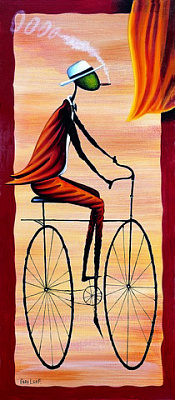 Картина Велосипедист - Гарри Лиф 