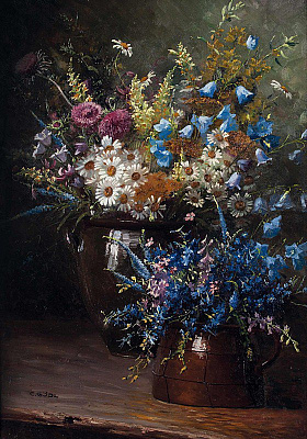Картина Полевые цветы - Гобль-Валь Камилла 