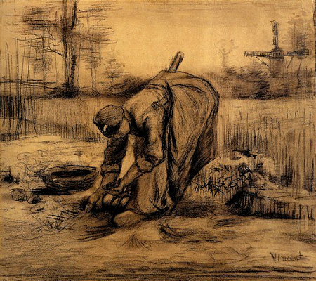 Картина Ван Гог Вінсент19 - Картини олівцем 