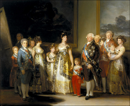 Семейный портрет короля Карла IV