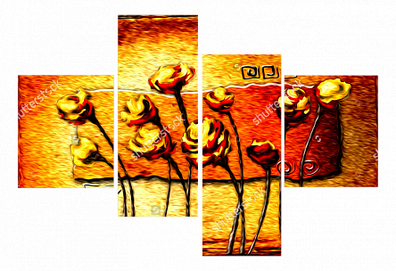 Огненные розы