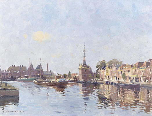 Картина Вигин каналу, Алкмаар - Сігоу Едвард 