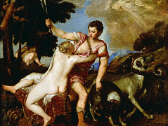 Венера и Адонис (Лос-Анжелес, музей Пола Гетти) 