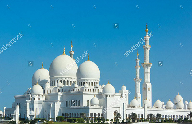 Картина Большая мечеть шейха Зайда в Абу-Даби - Город 