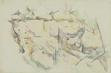 Сезанн Поль - Скалы около пещер