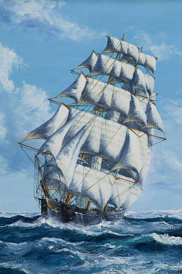Картина Корабль с парусами - Корабли 