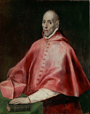 Картина Портрет кардинала Тавери - Ель Греко 