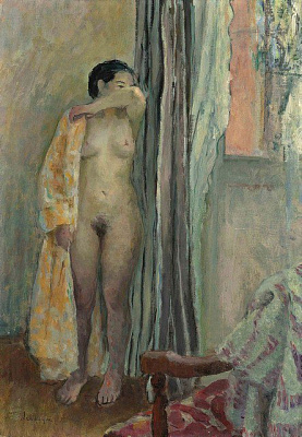 Картина Оголена жінка після ванни - Лебаск Анрі 