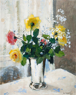 Картина Троянди та польові квіти - Хьотсберг Олле 