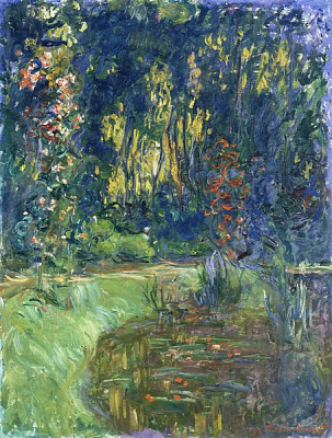 Картина Пруд с водяными лилиями - Моне Клод 