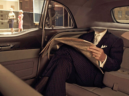 В салоне авто