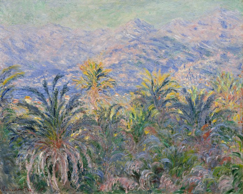 Картина Пальмы в Бордигере - Моне Клод 
