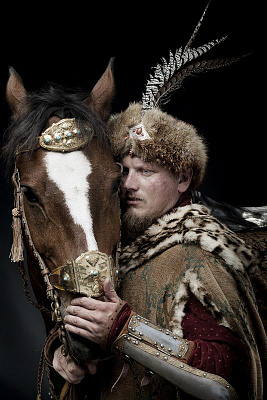 Картина Рыцарь с конем 5 - Военные 