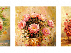 Букеты цветов 2. Триптих