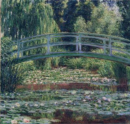 Картина Японский мостик 4 (Пруд с водяными лилиями) - Моне Клод 