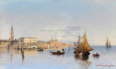 Вид Венеции. 1890г.