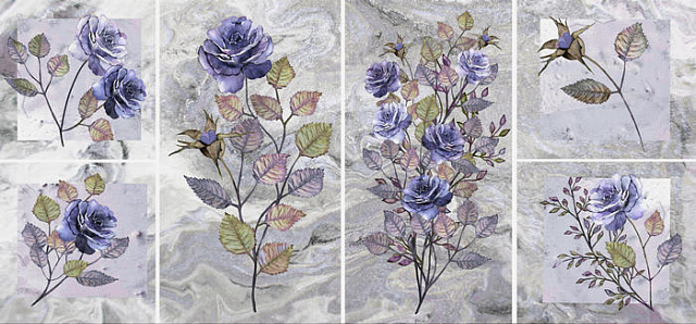 Картина Фіолетові троянди - Еренаї 