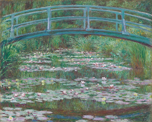 Картина Японский мостик (Пруд с водяными лилиями) - Моне Клод 