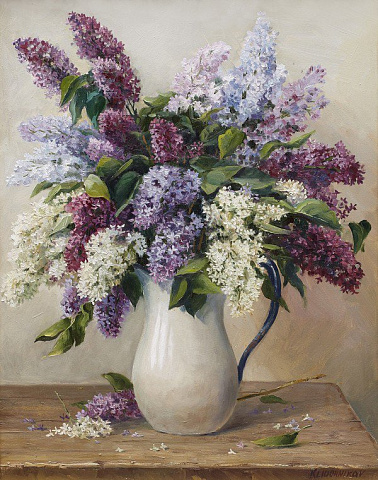 Разноцветная сирень