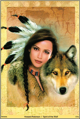 Картина Дух вовка - Жіночі національні 