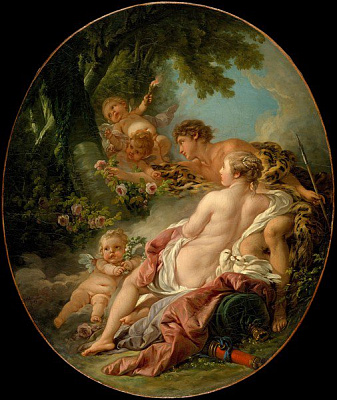 Картина Анжелика и Медоро - Буше Франсуа 