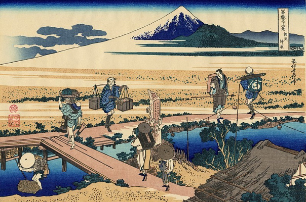 Картина Накахара в провинции Сагами - Японская живопись 
