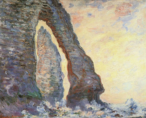 Картина Скала игла вид из Порт-д'Аваль - Моне Клод 