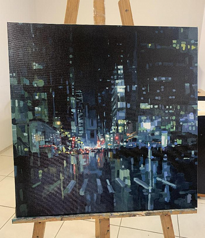 Ночной Манхэттен. Готовая