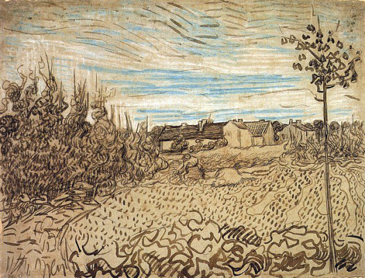 Картина Ван Гог Винсент13 - Картины карандашом 