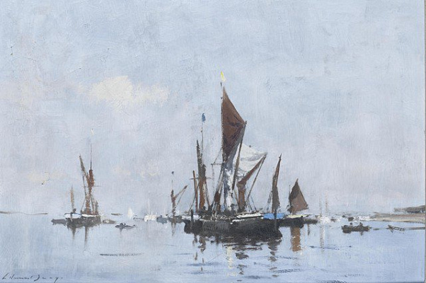 Картина Баржі на тихій воді - Сігоу Едвард 